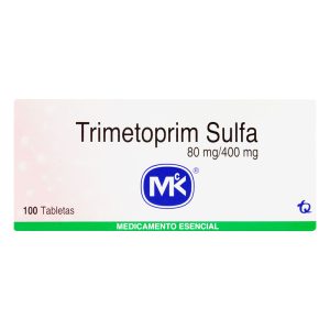 Trimetoprim Sulfa 80-400 100 Tabletas Mk