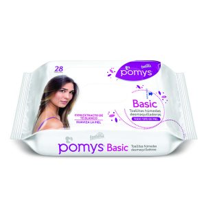 Toalla Desmaquilladora Familia Pomys Basic 28 Unidades