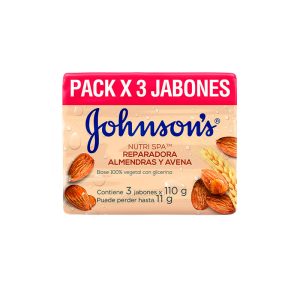 3 Jabones Johnsons Avena 110 Gr Pack