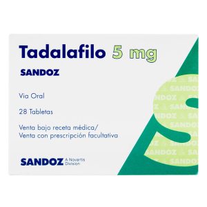 Tadalafilo 5 Mg 28 Tabletas