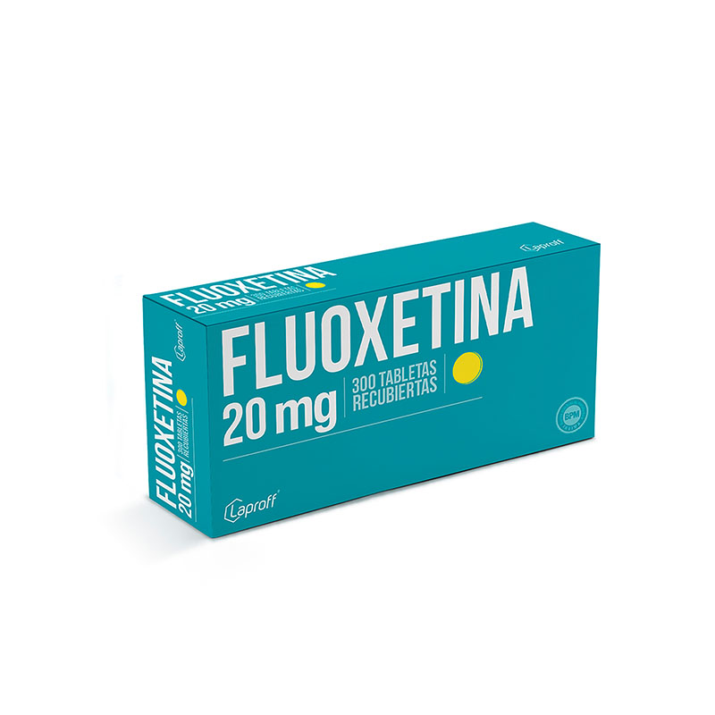 Fluoxetina 20 Mg 300 Tabletas Lp