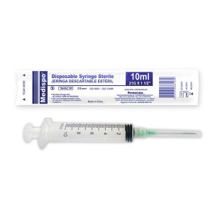 Jeringa Medispo 3P 10 Ml 21X1.1/2