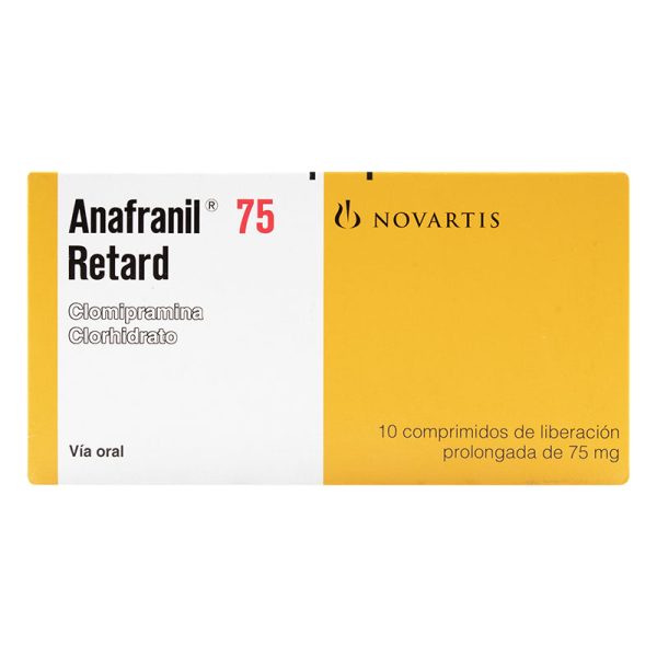 Anafranil 75 Mg 10 Grageas Retard